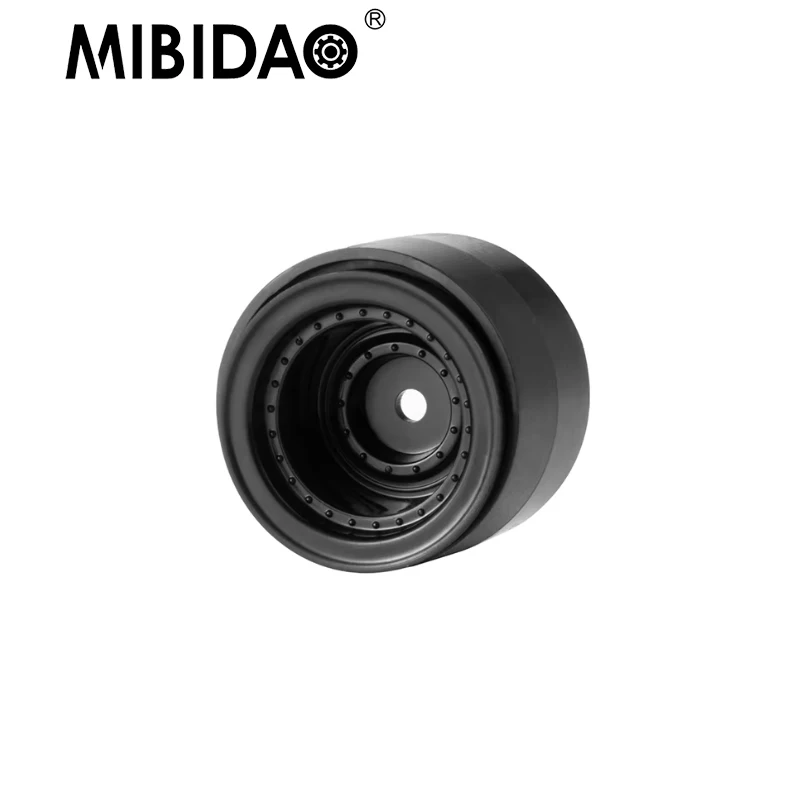

MIBIDAO 4Pcs Wheel Rim Tires 80mm for Axial SCX24 1/24 RC Car Truck Upgrade Parts