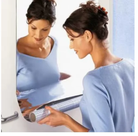 Full Length Door Mirror Tiles,Acrylic Wall-Mounted,Non Glass Safety Mirror Great for Baby Kids Playroom,Gym, Used as Dorm Mirror