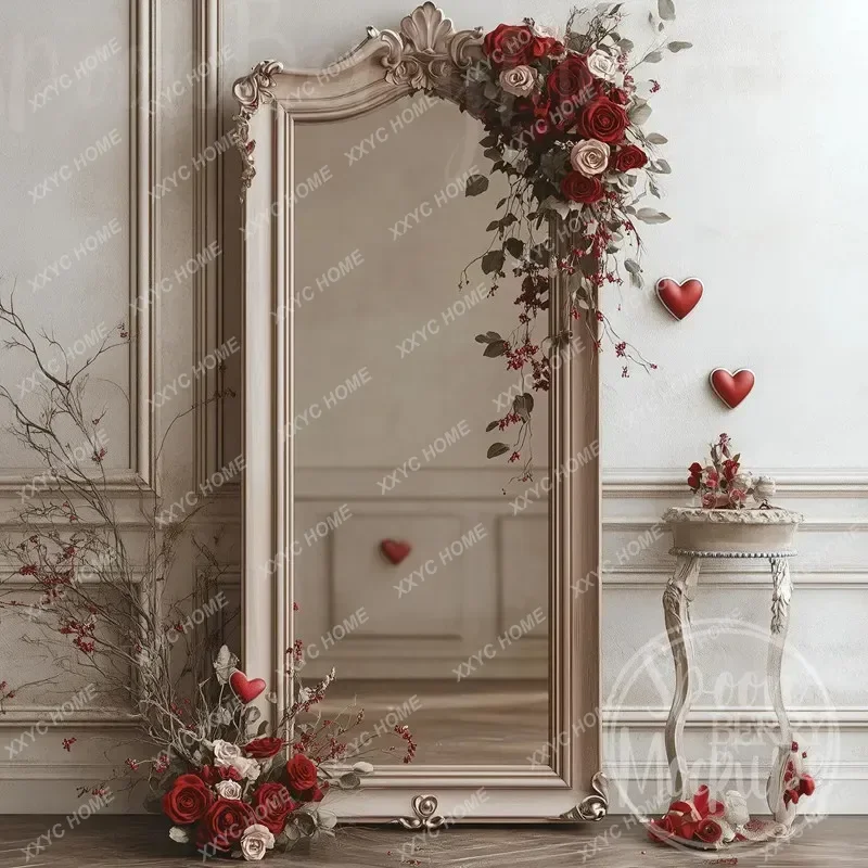 Hot Selling Products Modern Vanity Decorative Mirrors Aesthetic Art Nordic Full Body Girls Funky Mirror Portable Garden Spiegel