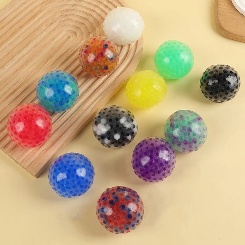 2 unid/bolsa pelota de ventilación para apretar, pelota de uva colorida con pellizco de goma suave, juguete para aliviar el estrés, recuerdos de fiesta, suministros para fiesta de cumpleaños para niños, regalo