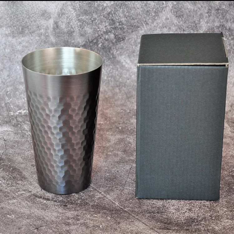 

Handmade Hammered Copper Beer Cup Coffee Fragrance Cup Ek43 Coffee Grinder Dregs Cup Retro Style Metal Drinkware Beer Cup