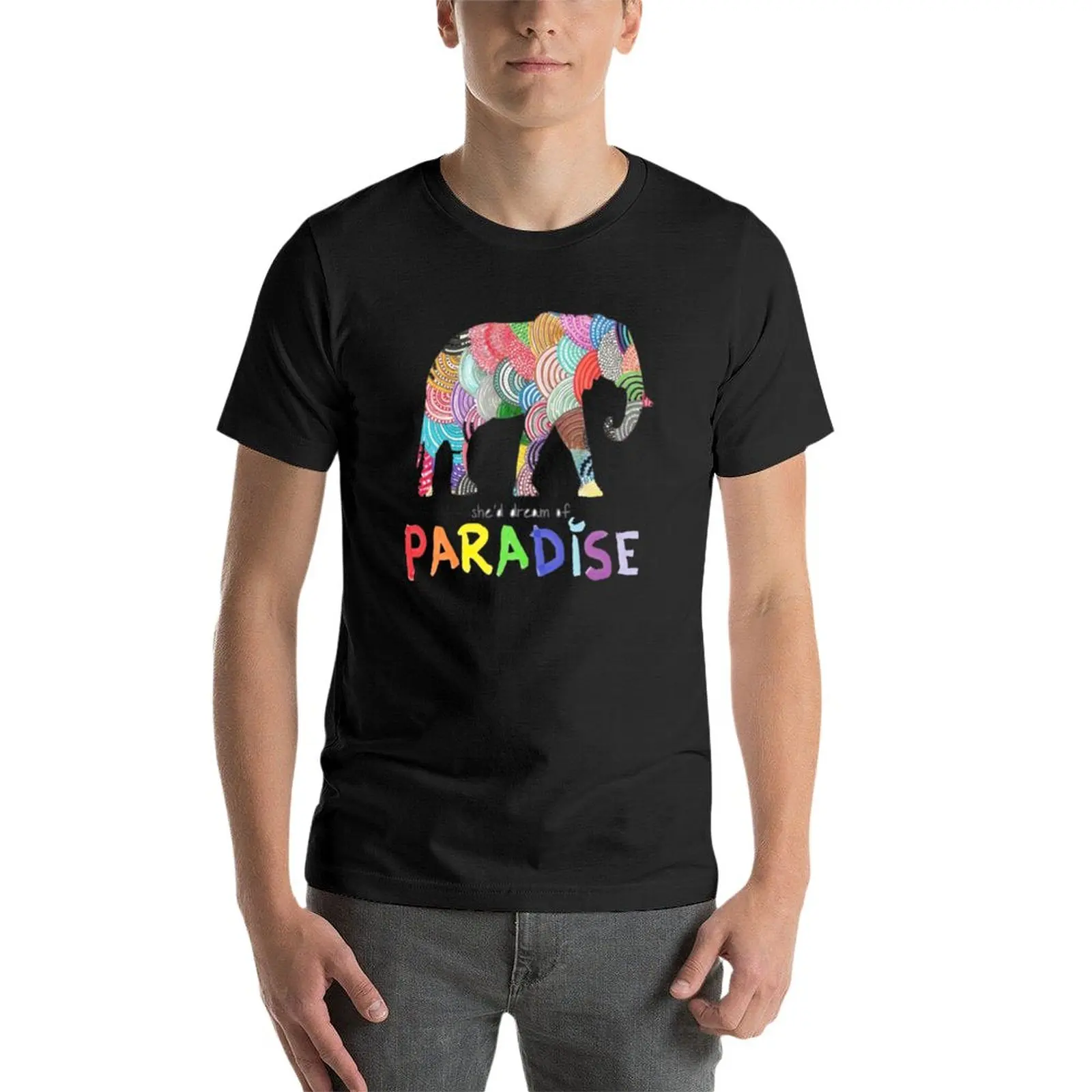 New paradise T-Shirt black t shirts quick drying t-shirt summer clothes sublime t shirt men workout shirt