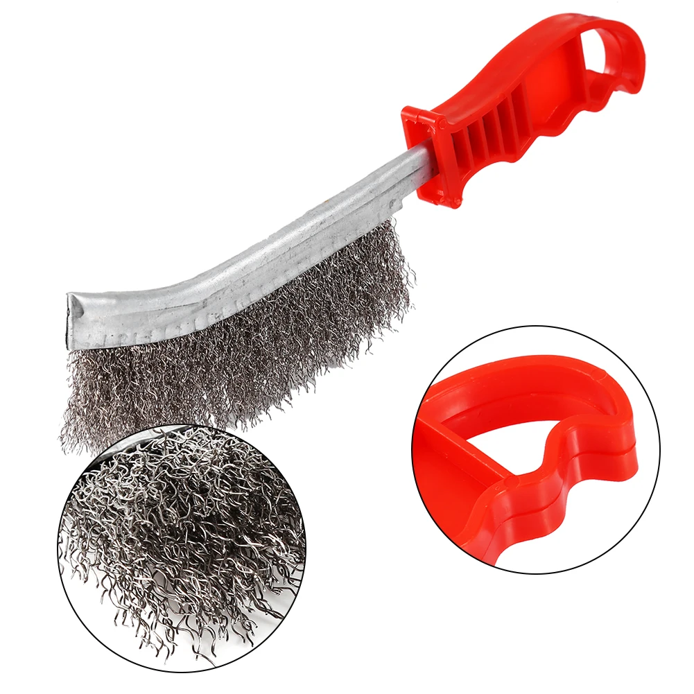 

Wire Brass Brush Mini Brushes Steel Brass Rust Remover Paint Remove Metal Scrubbing Polishing Burring Brush