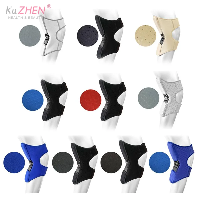 Rebound Springs Knee Assistive Device Non-Slip Breathable Booster Exoskeleton Brace Adjustable Spring Stabilizer Joint Support