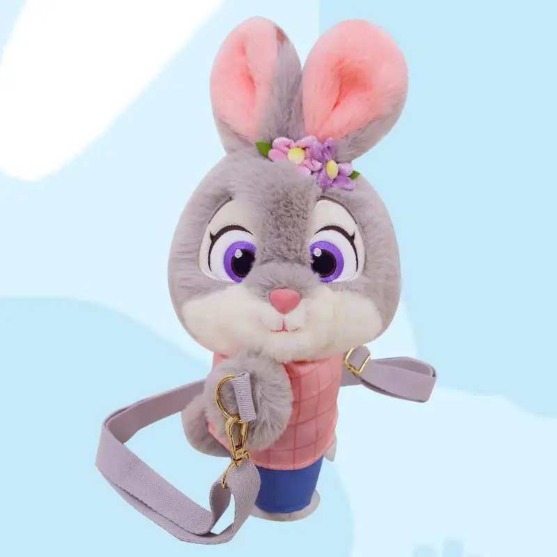 Disney véritable sac à dos Zootopia Judy Nick peluche mignon dessin animé grand Volume mode poupée sac à dos Parent enfant cadeau Couple cadeaux