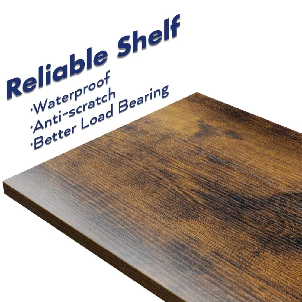 

5 Tier Bookshelf, Tall Bookcase Shelf Storage Organizer, Modern Book Shelf for Bedroom, Living Room and Home Office, Vintage