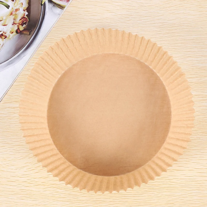 150Pcs Air Fryer Parchment Paper Liners Non-Stick Disposable Air Fryer Liners Basket Unperforated Round Parchment Paper