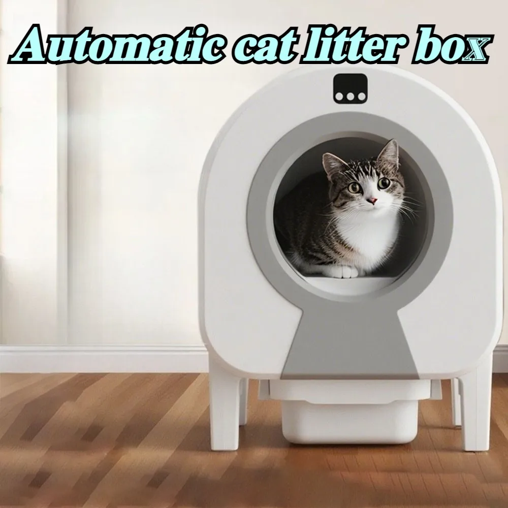 Self-cleaning Cat Litter Box UV Sterilization APP Remote Control Intelligent Cat Toilet Infrared Sensing Cats Accessories