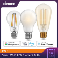 SONOFF B02-F WiFi Smart Bulb LED Filament E27 Dimmable Bulb eWeLink APP Adjust Color Temp Smart Timer Alexa Google Voice Control