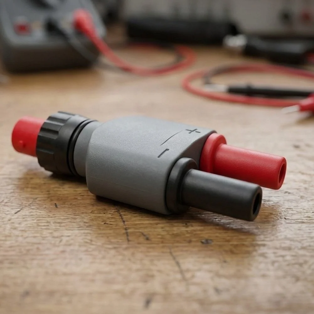 1pc BNC Female To 4mm Adapter Compact Connector For Oscilloscope Multimeter Electrical Testing Accessories