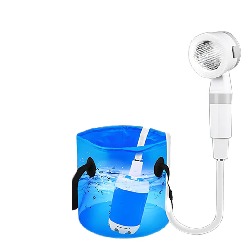 

Portable Electric Outdoor Shower for Construction Sites Dormitories and Camping-Bath Product for Outdoor Adventures