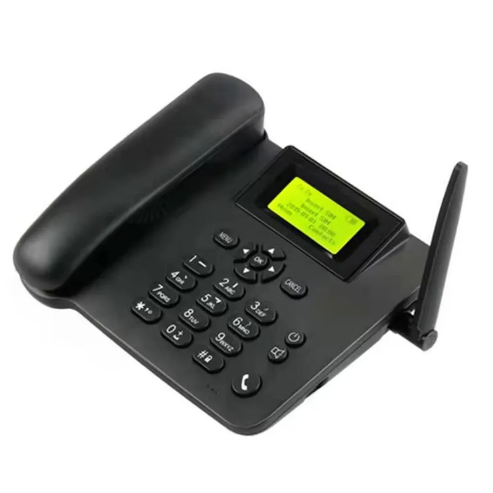 Dual sim card FM radio gsm wireless fixed phone gsm landline phone