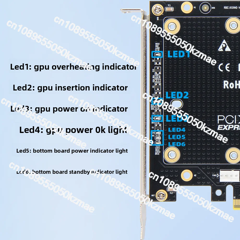 Suitable for V100 graphics card SXM2 PCIex16 adapter card