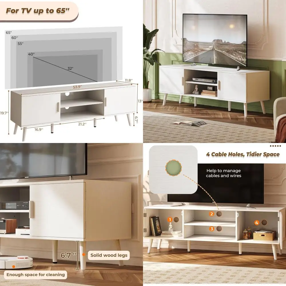 55 Inch Tv Stand, A… - image