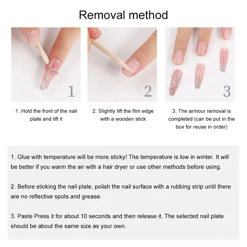 Self Adhesive Jelly False Nails The Operation Is Very Convenient Excellent Waterproof Performance Convenient Nail Tools.