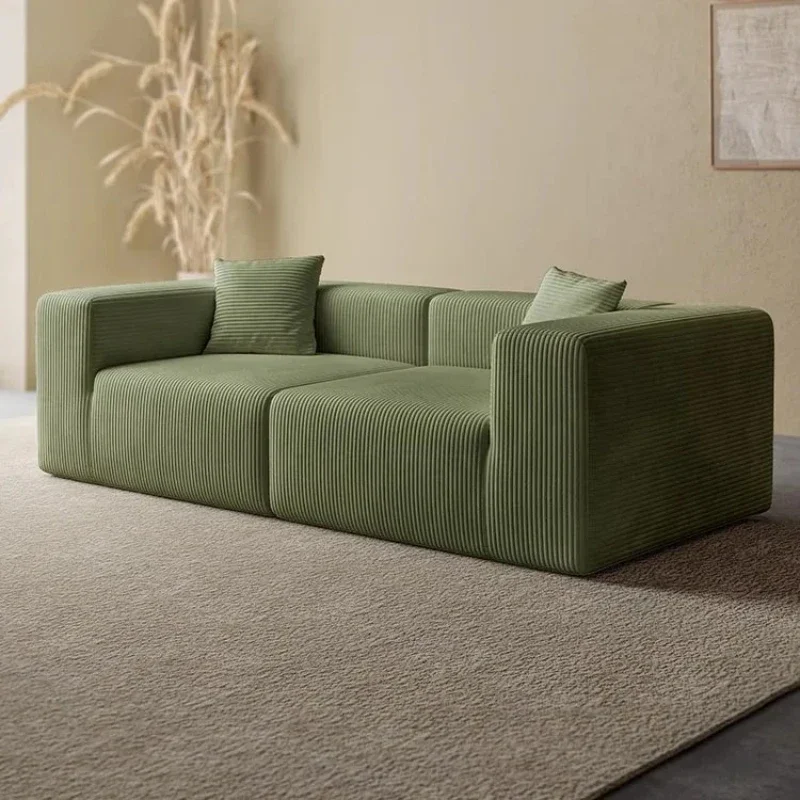 Modern Luxury Living Room Sofa Combination Set Furniture L-Shaped 2 3 Seats Velvet Compression Modular Vacuum Green Pink Design