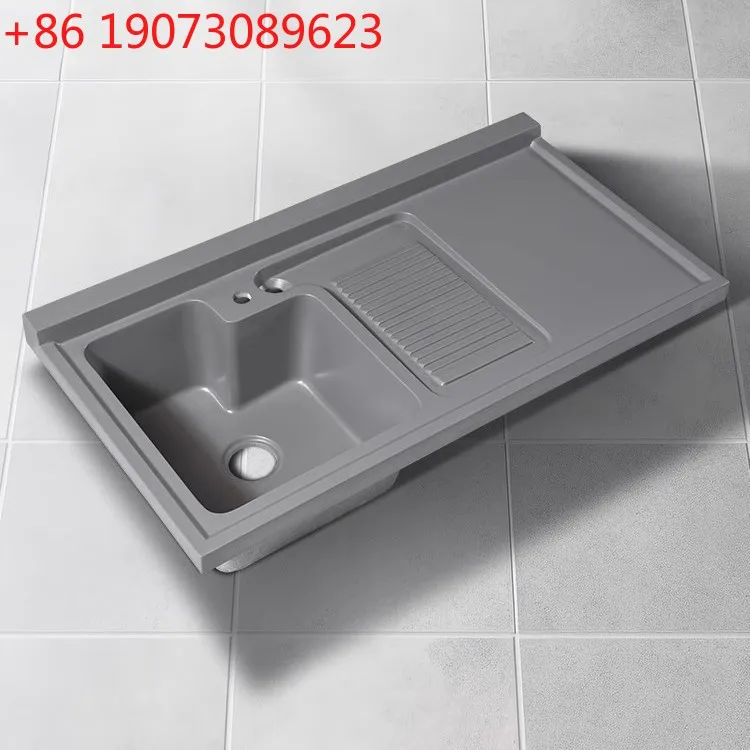 

Балконная раковина для стирки из кварцевого камня, барабан, шкаф для стиральной машины, встроенная раковина для стирки, раковина для бассейна со стиральной доской, угловая резка