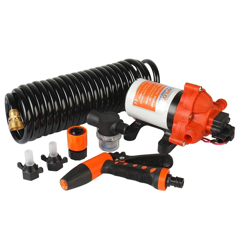 automatic powered booster pump 12V DC high pressure water pump for house car wash