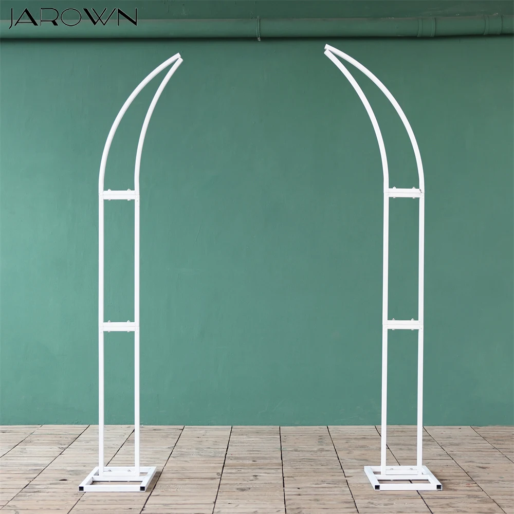 Arch for Balloon Frame 2m Horn Arch Artificial Flower Stand for Wedding Event Backdrop Decoration Outdoor Party Props