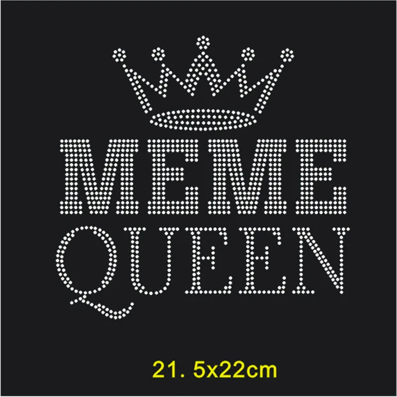 Rhinestones Heat Transfers Custom Letter Patches Motif Rhinestones Sticker For T-Shirt 10Pcs Diy Handmade Thermal Stickers