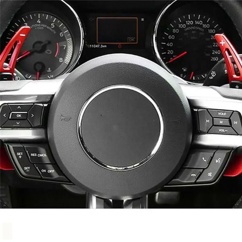 Exclusive 2Pcs Car Steering Wheel Shift Paddle Shifter Gear Extension For Ford Mustang 2015 2016 2017 2018 2019 2020 - view 4