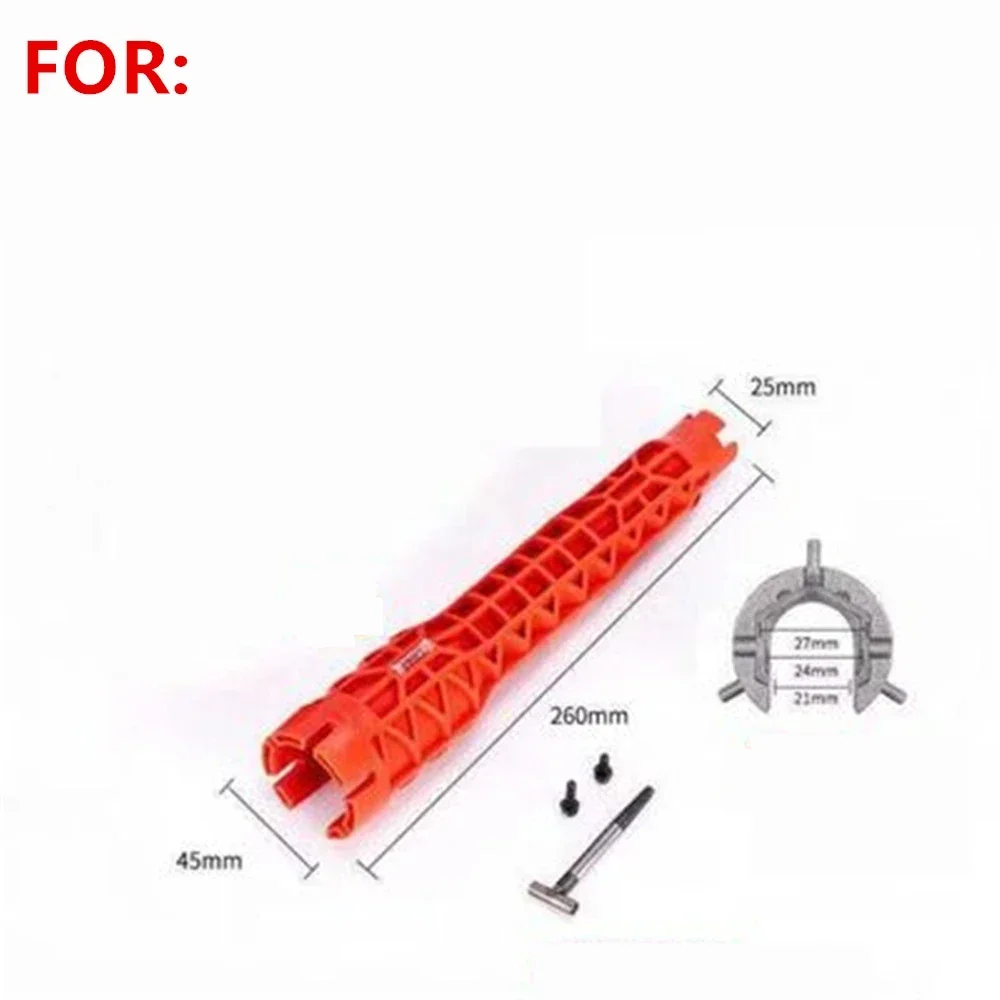 Multifunctional Bathroom Wrench Household Sink Adjustable Wrench Plumbing Installation Special Tool Faucet Water Pipe Repair