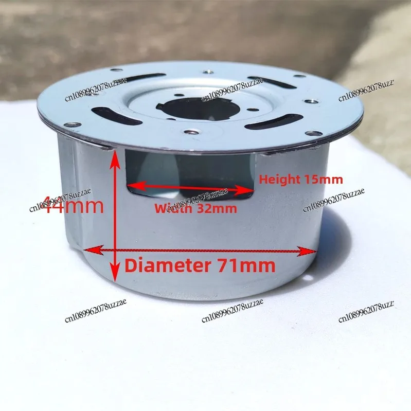 Motor Housing Motor Holder DC Brushless Motor Protective Housing Frequency Conversion, Fan Accessories