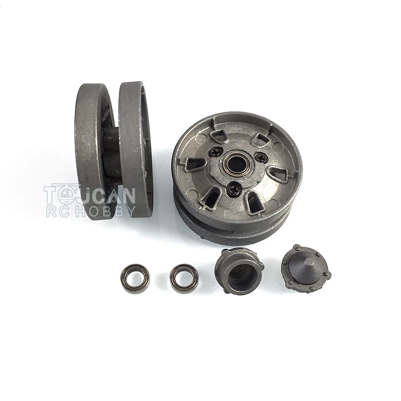 HENG LONG 1/16 British Challenger II RC Tank 3908 Ruote tenditrici in metallo TH00505-SMT4