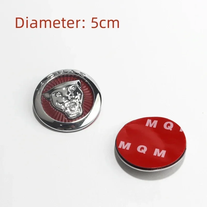 5cm 3D Metal Decal Sticker Car Gear Panel Knob Emblem Badge Decals Car for Jaguar X-TYPE F-PACE S-TYPE XE XF XJ XK XJR XFR XJS