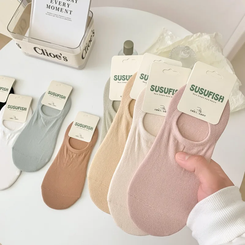 

Giorgio Morandi, Silicone, Non-slip, Ladies' Basic Invisible Socks