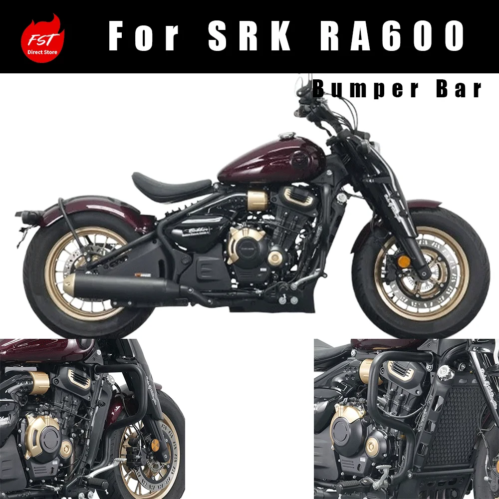 Modified Crash Bar Anti‑Fall Bumper Accessories for CYCLONE RA600 Motorcycle