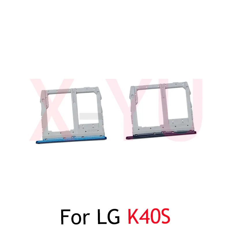 Per LG K11 K40S K50S K41S K51S K50 K51 K61 K71 SIM Card vassoio supporto Slot adattatore parti di riparazione di ricambio