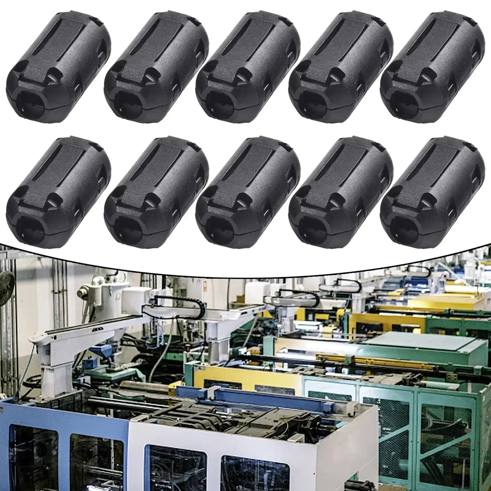 10 stks TDK 5mm Ferrietkern Ruisonderdrukker Filter Ring Kabel Clip Op Draad RFI EMI Voor Power Tool accessoires