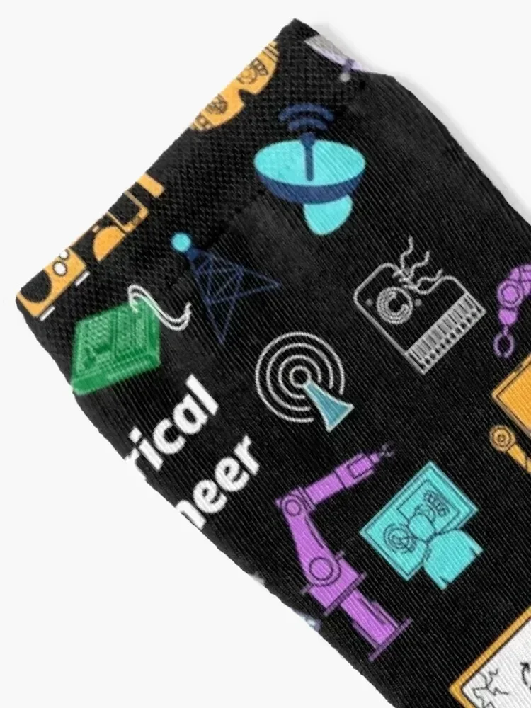 Electrical engineer A1 Socks bright garter hockey basketball Toe sports Men Socks Luxury Brand Women's