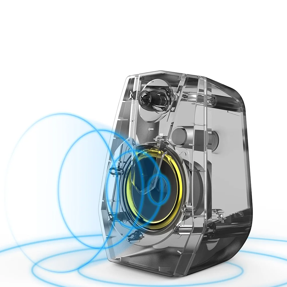 

2Pcs Multimedia Computer Speaker Black LED Colorful Mini Stereo Bass Audio Sound System for Pc Multimedia Speaker