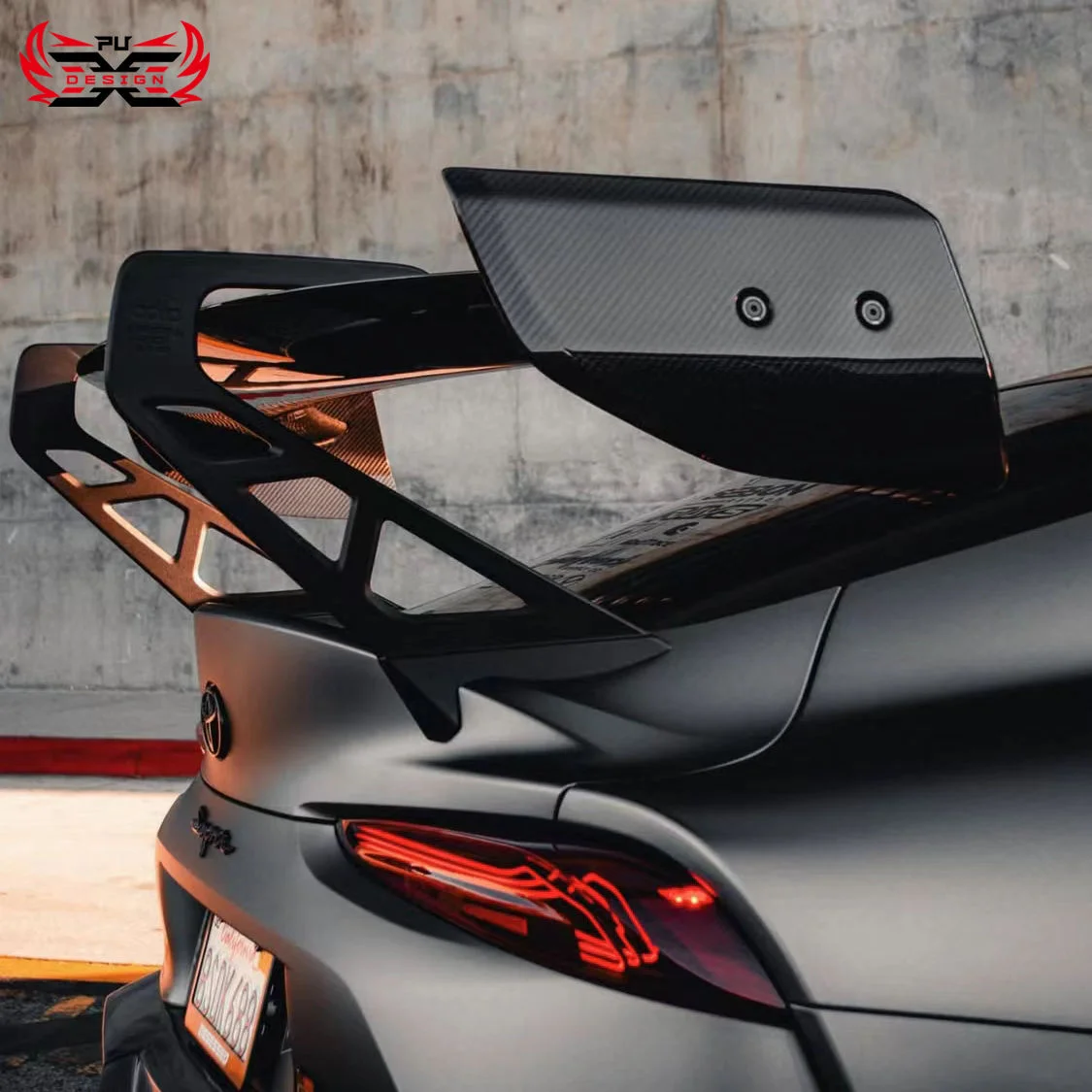

For Toyota GR Supra A90 A91 MK5 AD-V3 Dry Carbon Fiber Supra A90 Wing for Rear Spoiler Trunk Lip Flap Body Kit