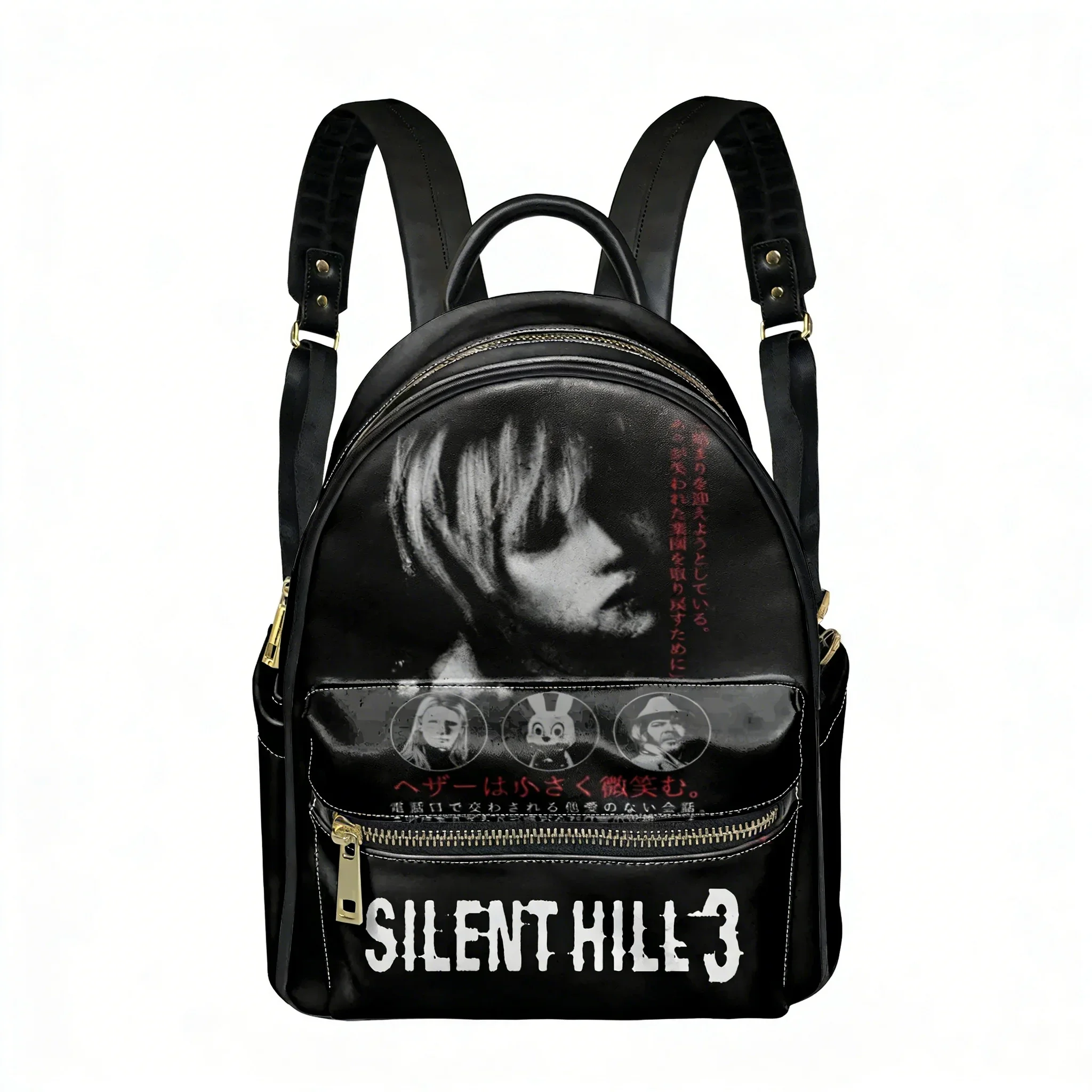 Silent Hill 3 Horror Games Backpack Womens Men Personalized Double Shoulder Bag Business Travel Bookbag Rucksack Gift Daypack