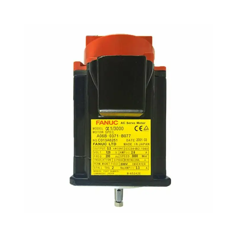 

Серводвигатель Fanuc A06B-0371-B077, проверен, исправен, в наличии.