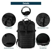 25L/50L Sturdy Nylon Waterproof Tactical Sports Trekking Fishing Hunting Camping Hiking Bag Backpack Outdoor Rucksacks - Image 5