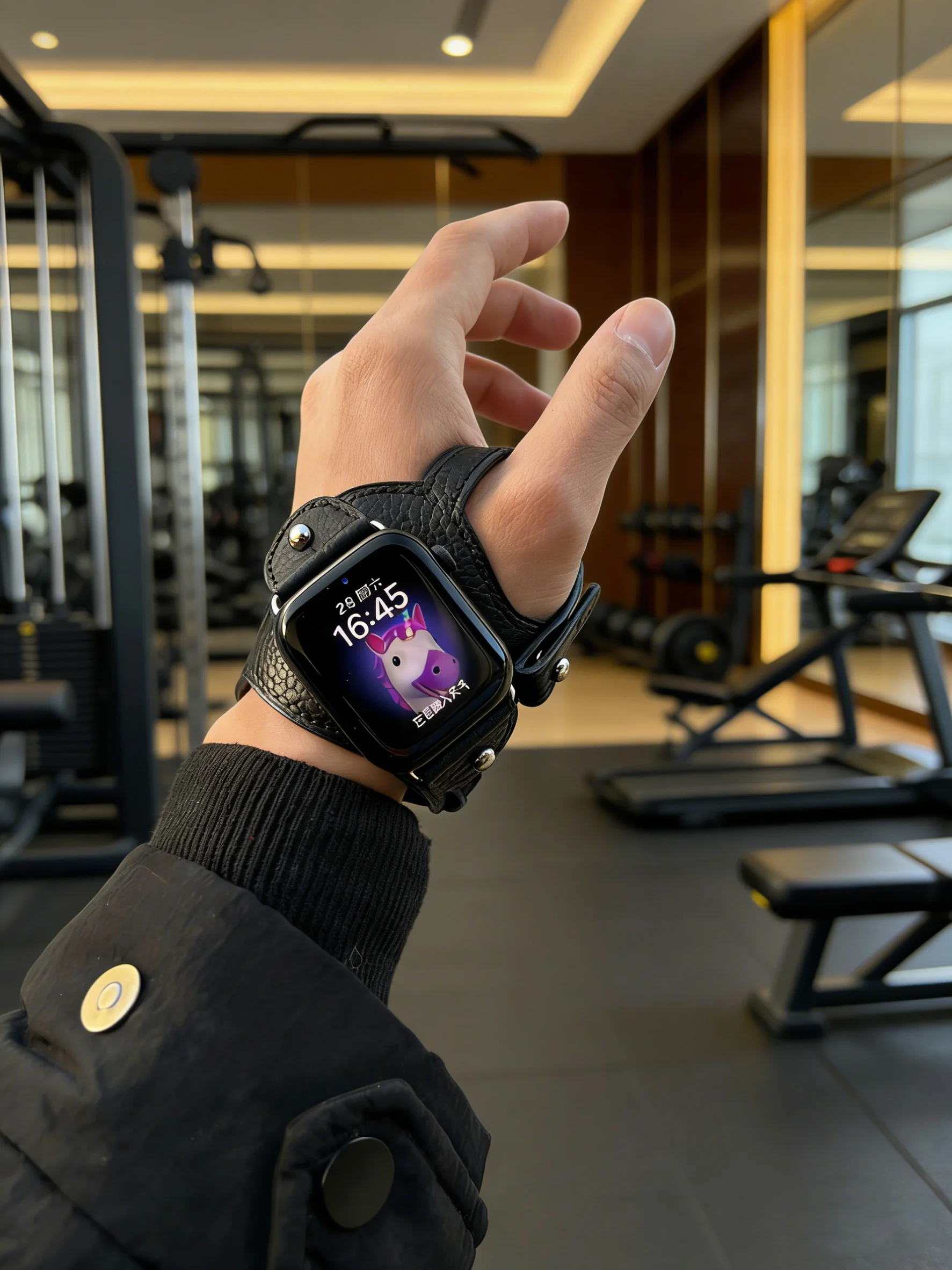 AliExpress iwujiao Excellent Cycling outdoor strap Leather loop For Apple Watch band Series 11/10/9/8/7/6 38mm 40mm 41mm 42mm 44mm 45mm 46mm 49mm