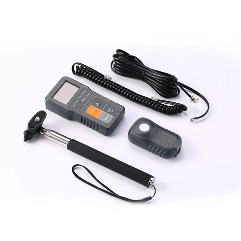 CQMF-AZ8583 풀 스펙트럼 광도계 PAR 미터 PPFD 식물 광합성 측정 조도계 플럭스 밀도계