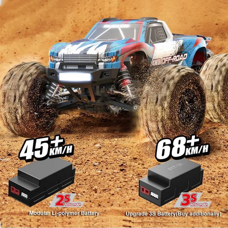 MJX Hyper Go 16208 16209 16210 4WD RC Car 45KM/H Brushless High-Speed Remote Control 4X4 Off-Road Truck Cars for Adults Boys