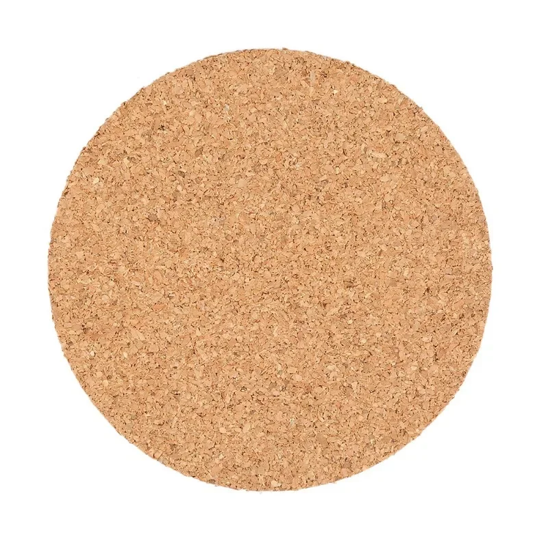 10PCS Natural Round Wooden Cup Mat Pad Durable Non-Slip Cork Coaster Tea Coffee Mug Drinks for Table Decor DIY Tableware