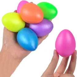 Rubber Easter Egg Fidget Toys Anti Stress Color Egg Squeeze Ball Anxiety Stress Relief Toy Party Decor Nightglow Egg Kids