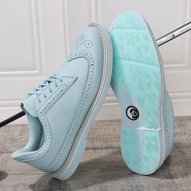 

2025 New Golf Shoes for Men Designer Athletic Shoes Mens Leather Golf Training Man Anti Slip Sport Shoes Men