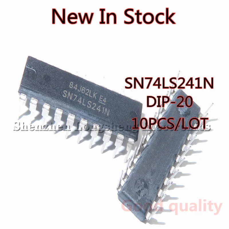 10PCS/LOT NEW SN74LS241N 74LS241 DIP-20 8 Buffer Line Drive Receiver In Stock