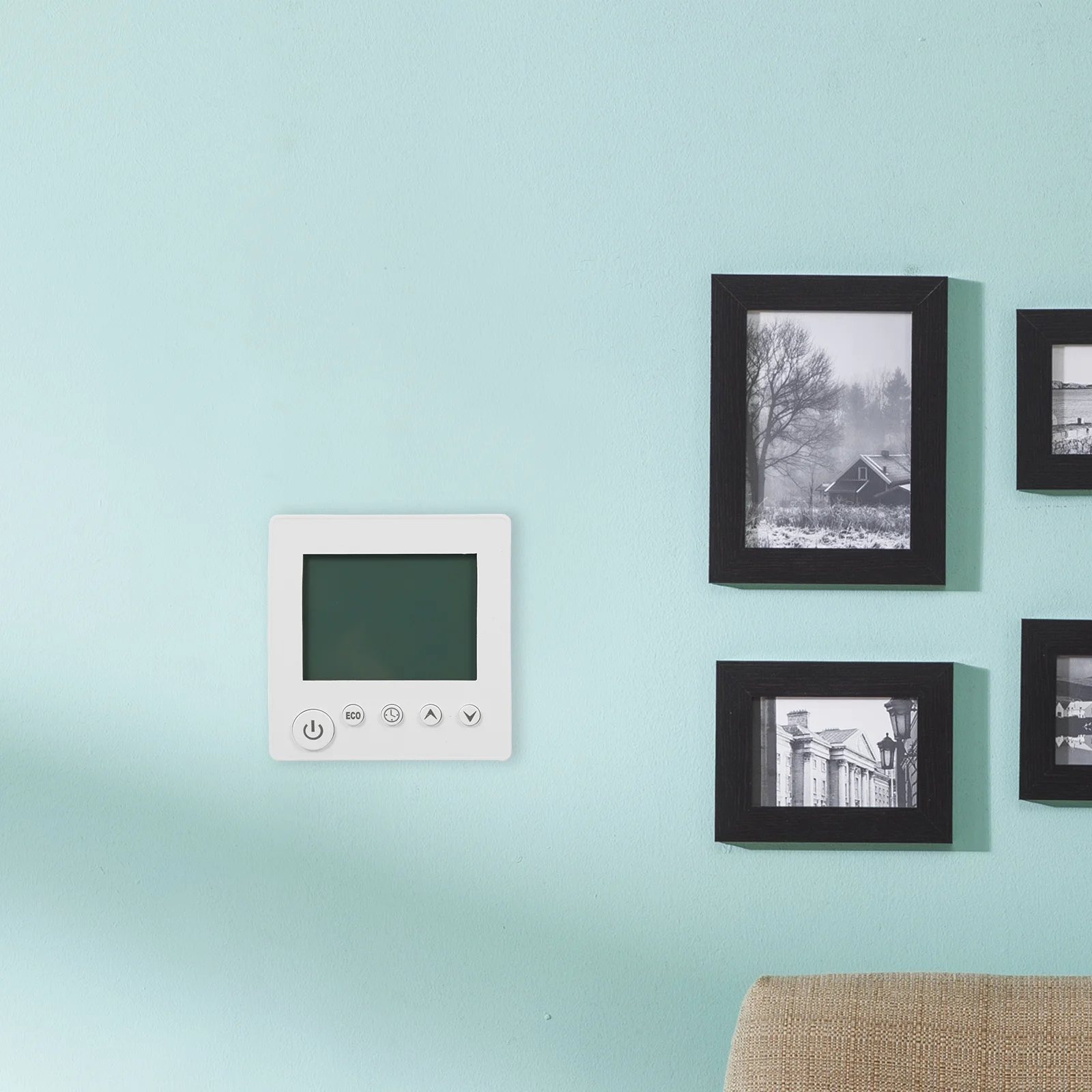 

Electric Floor Heating Thermostat Wall Mounted Digital Timer LCD Control Fireplace Heating Thermostat