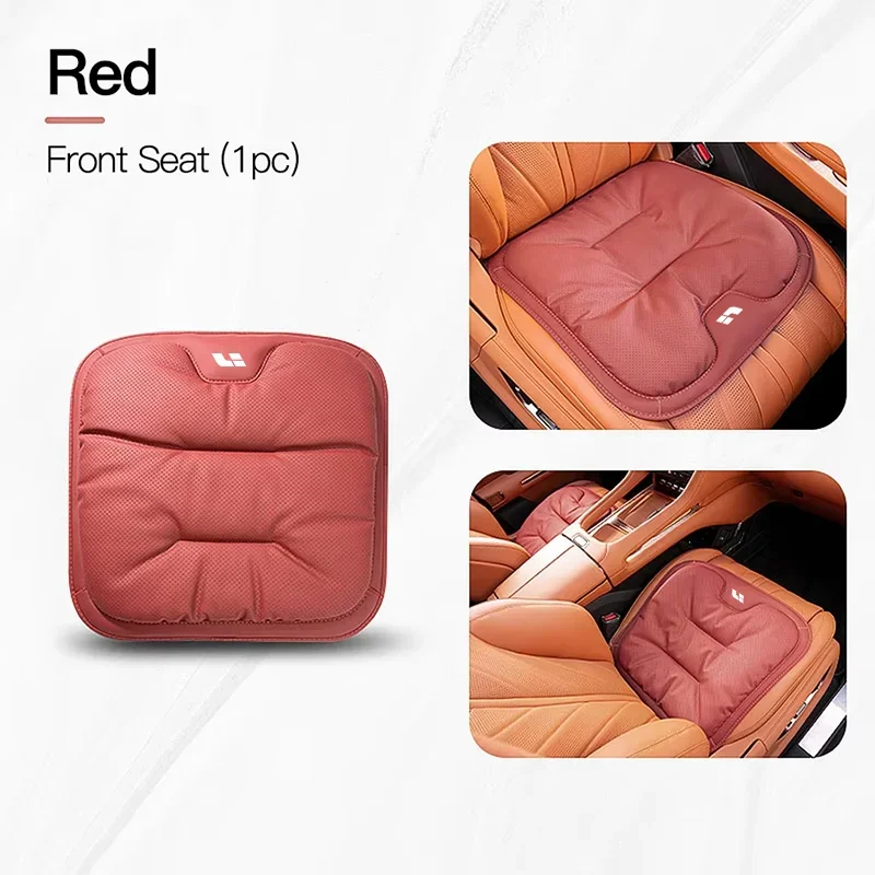 Nappa Leather Car Seat Cushion Rear Integrated Backrest Breathable Comfort For Li L6 L7 L8 L9 LIXIANG I8 MEGA