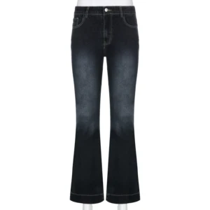 Solche Köche y2k breite Frauen Vintage Hosen 90er Jahre niedriger Taille Ästhetische Jeans Straßenladung Hohen High Fashion Korean 2024 Neu 10 Hauptpantsosen -Büro niedriger Taille - №3