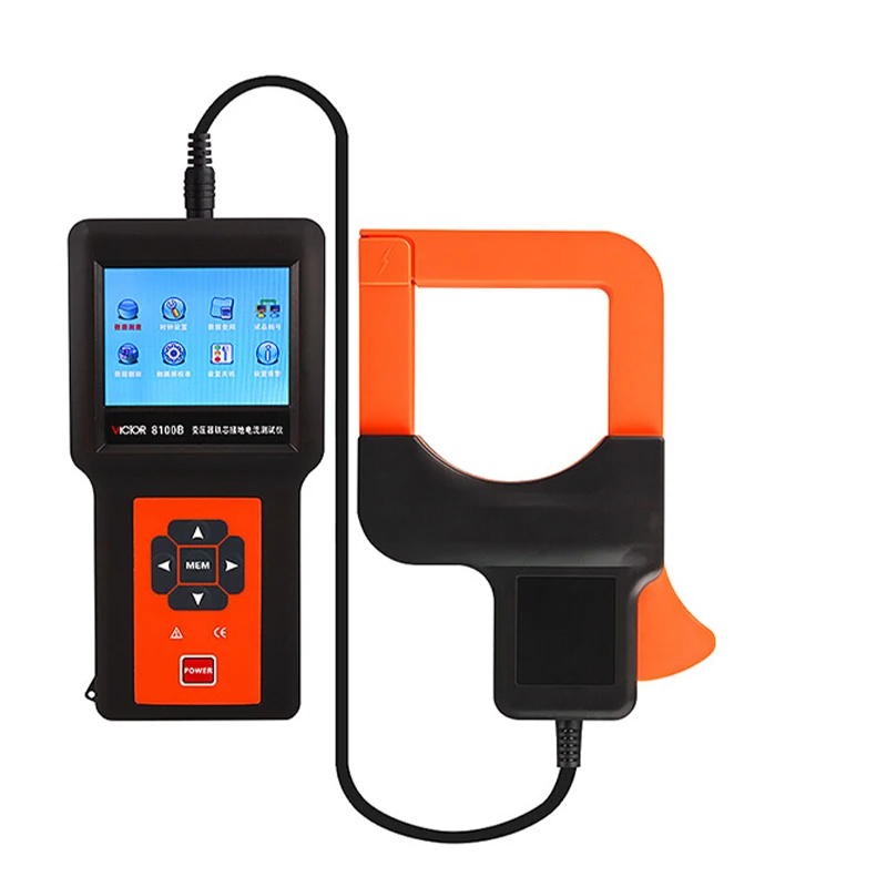 

VICTOR 8100B Transformer Core Ground Current Test Equipment Clamp Meter AC 0.00mA-100A Leakage Current Test